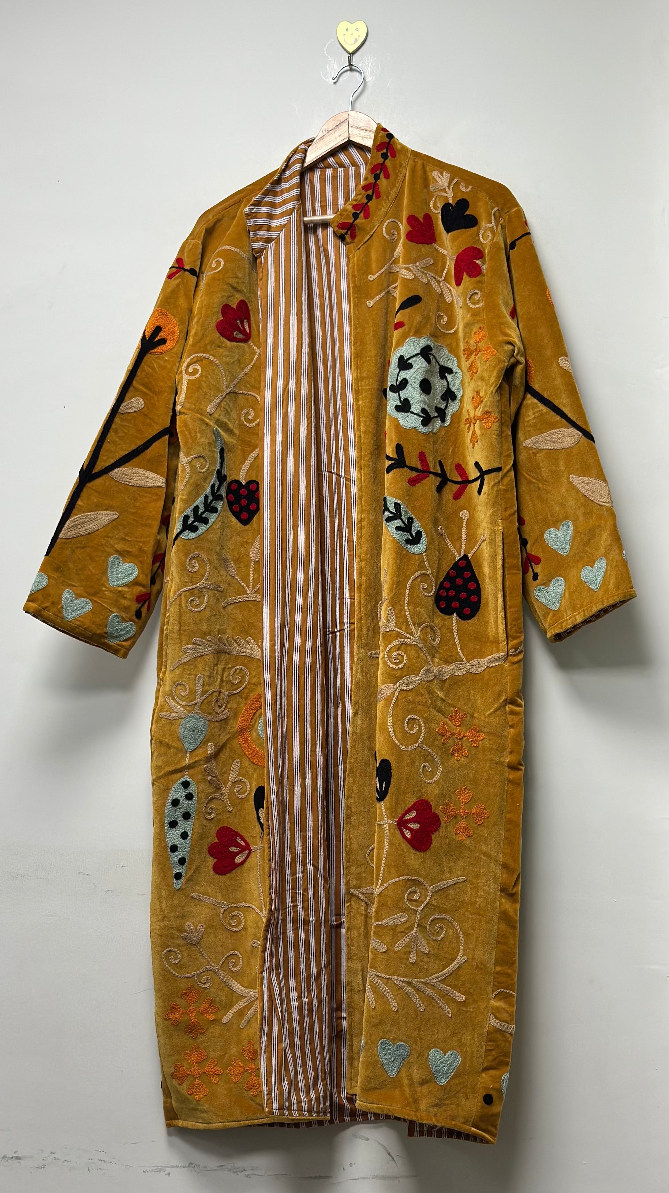 Image of Handmade Embroidered Kimono Robe