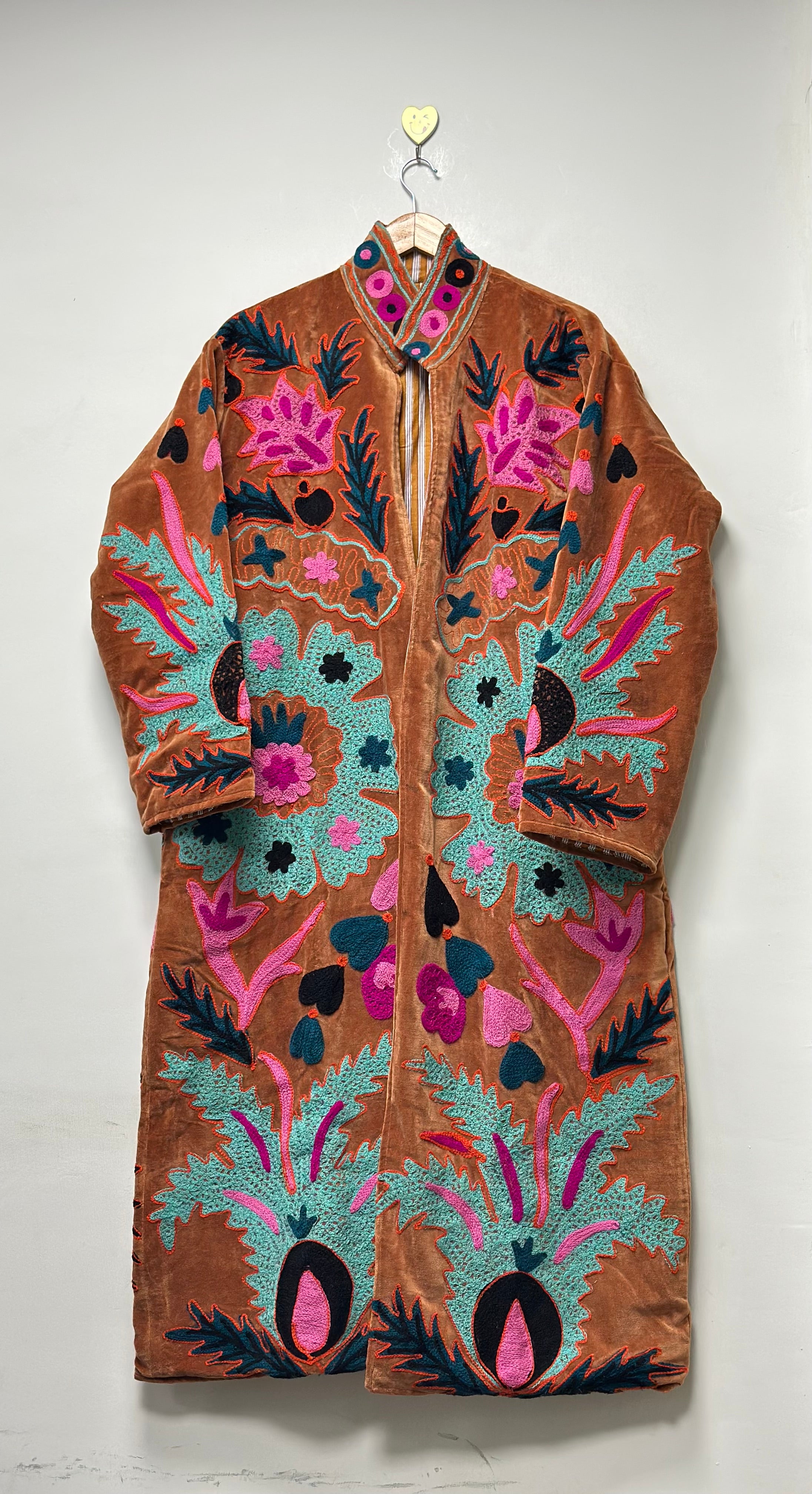 Image of Handmade Embroidered Kimono Robe & Bathrobe