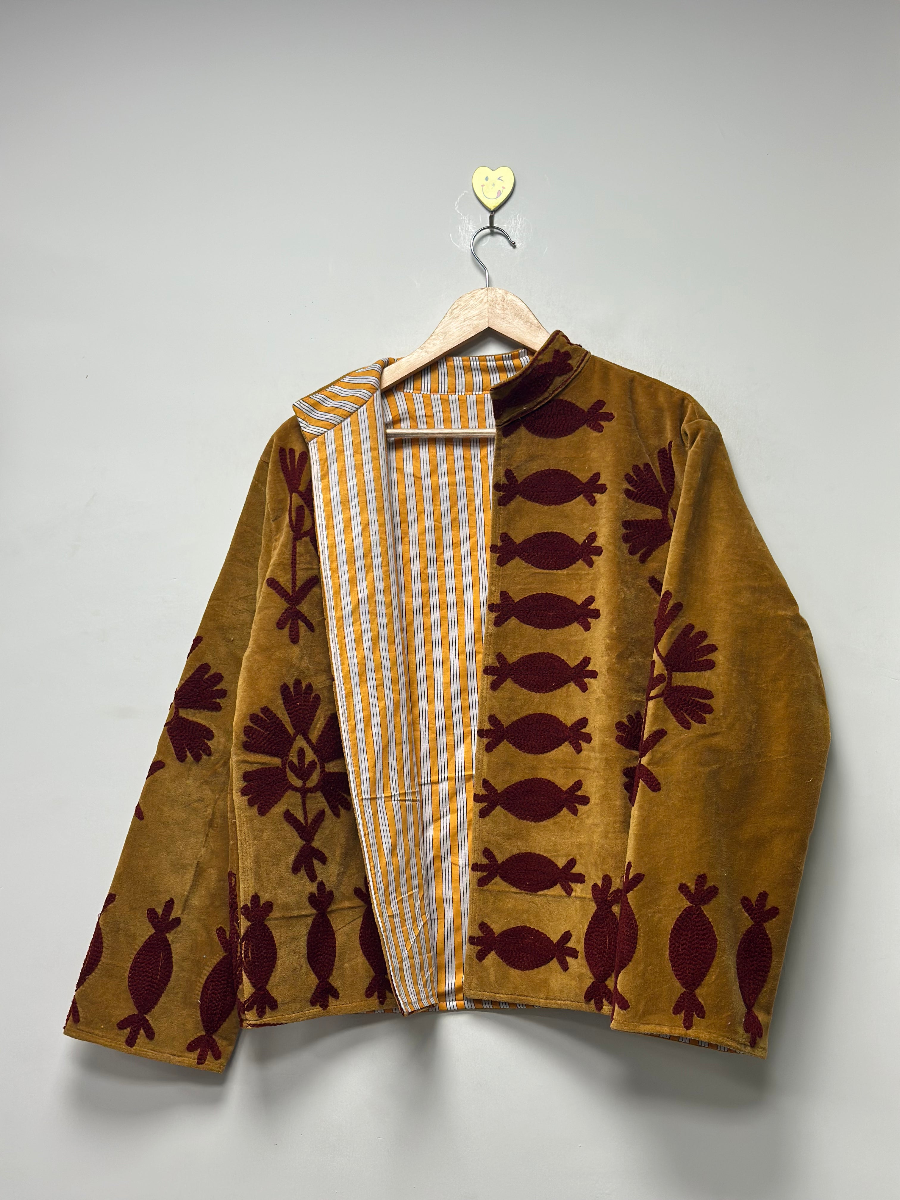 Image of Indian Boho suzani jacket festival winterwear coat