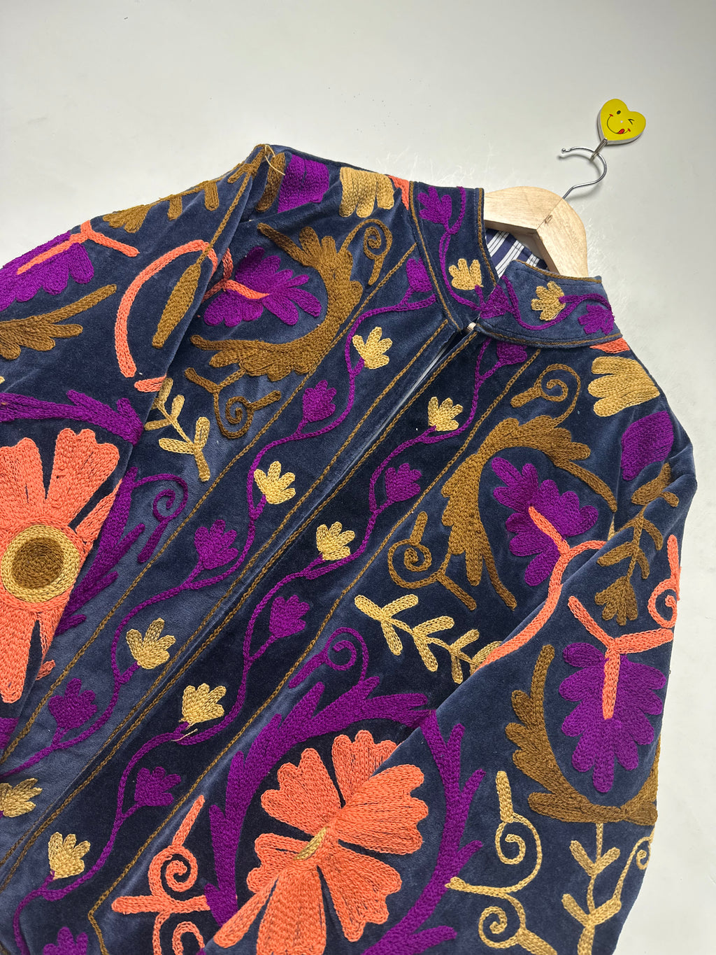 Handmade Velvet Suzani Jacket Winter Wear Jacket Womens Coat