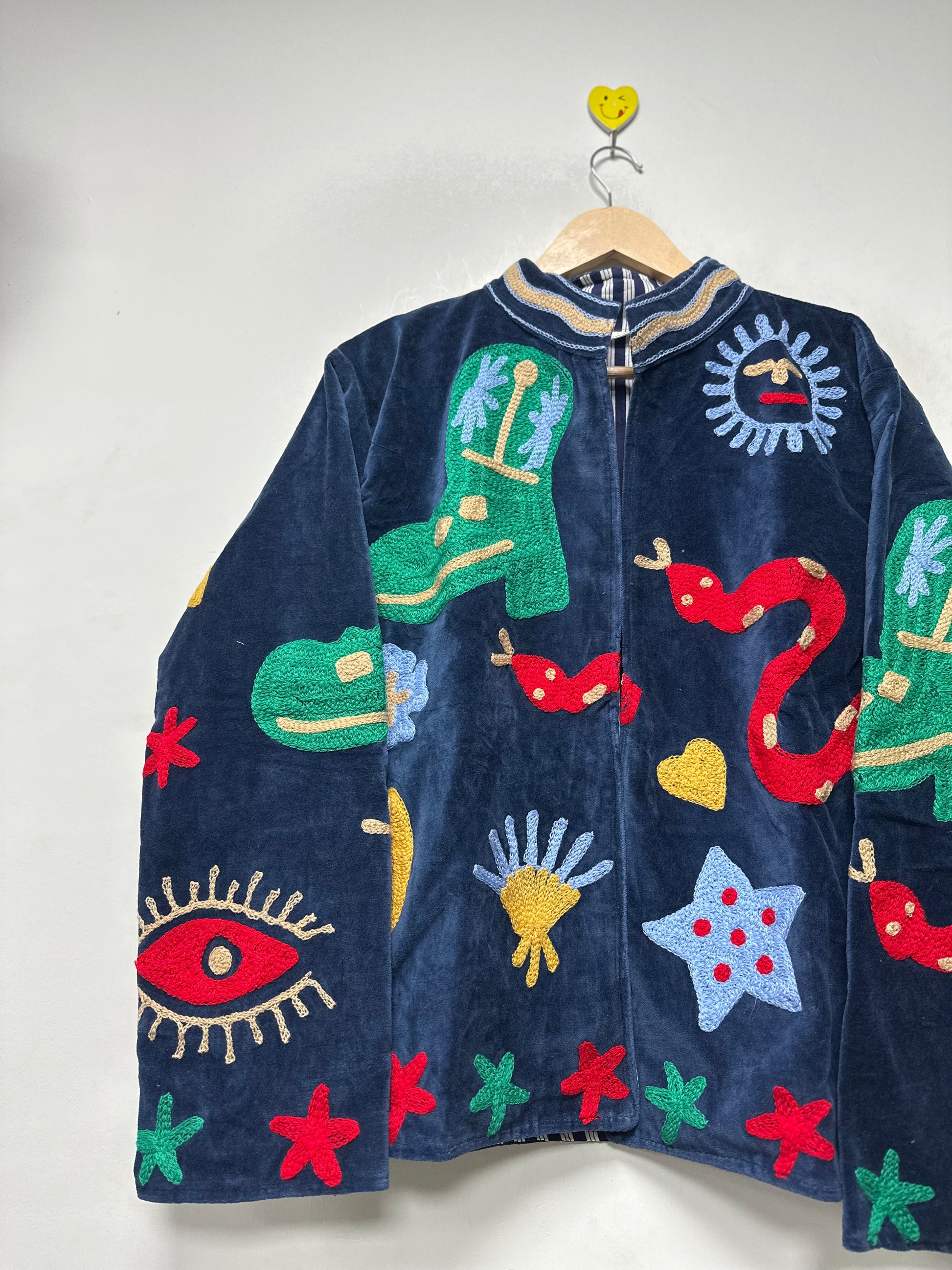 Suzani Winter Wear Jacket Coat Womens Handmade Velvet Jacket