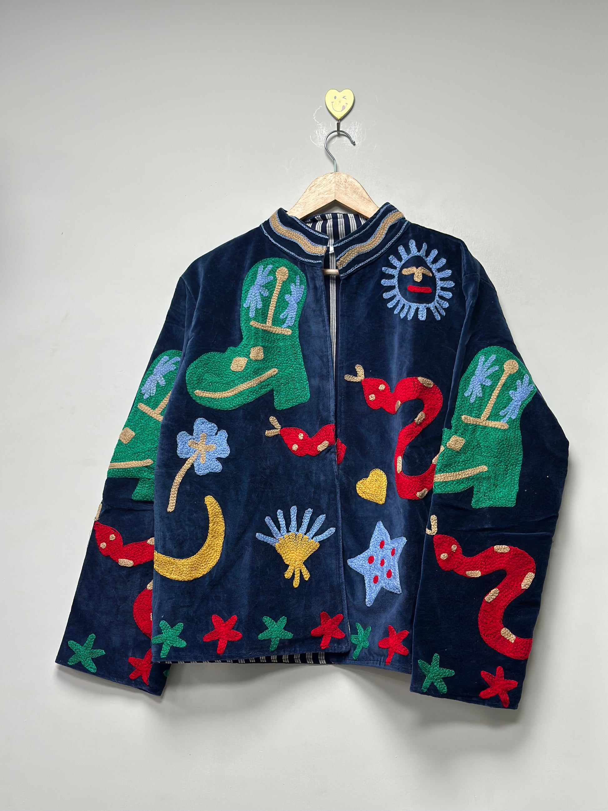 Suzani Winter Wear Jacket Coat Womens Handmade Velvet Jacket