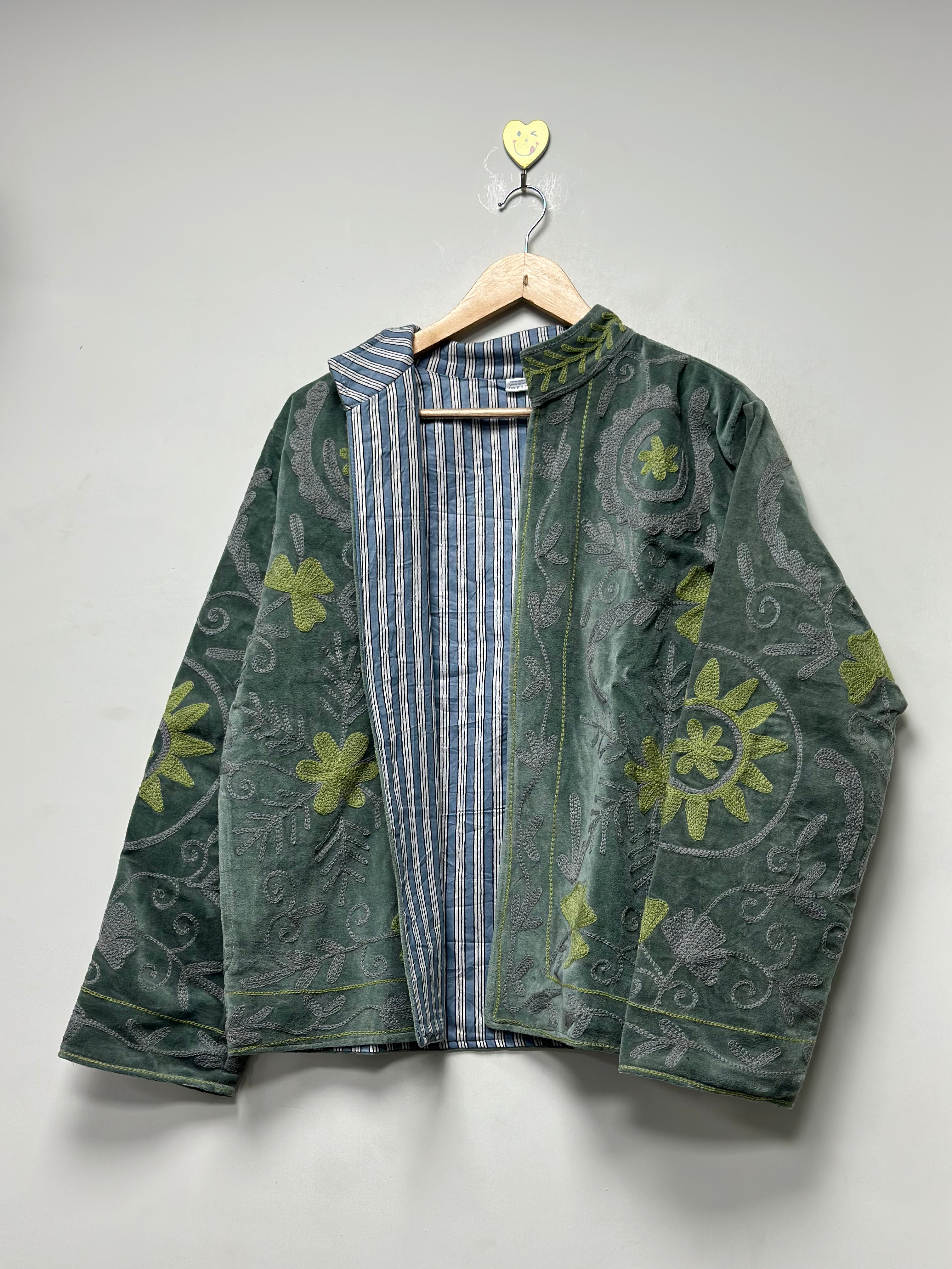 Image of Handmade Boho ethnic Winter Coat for women