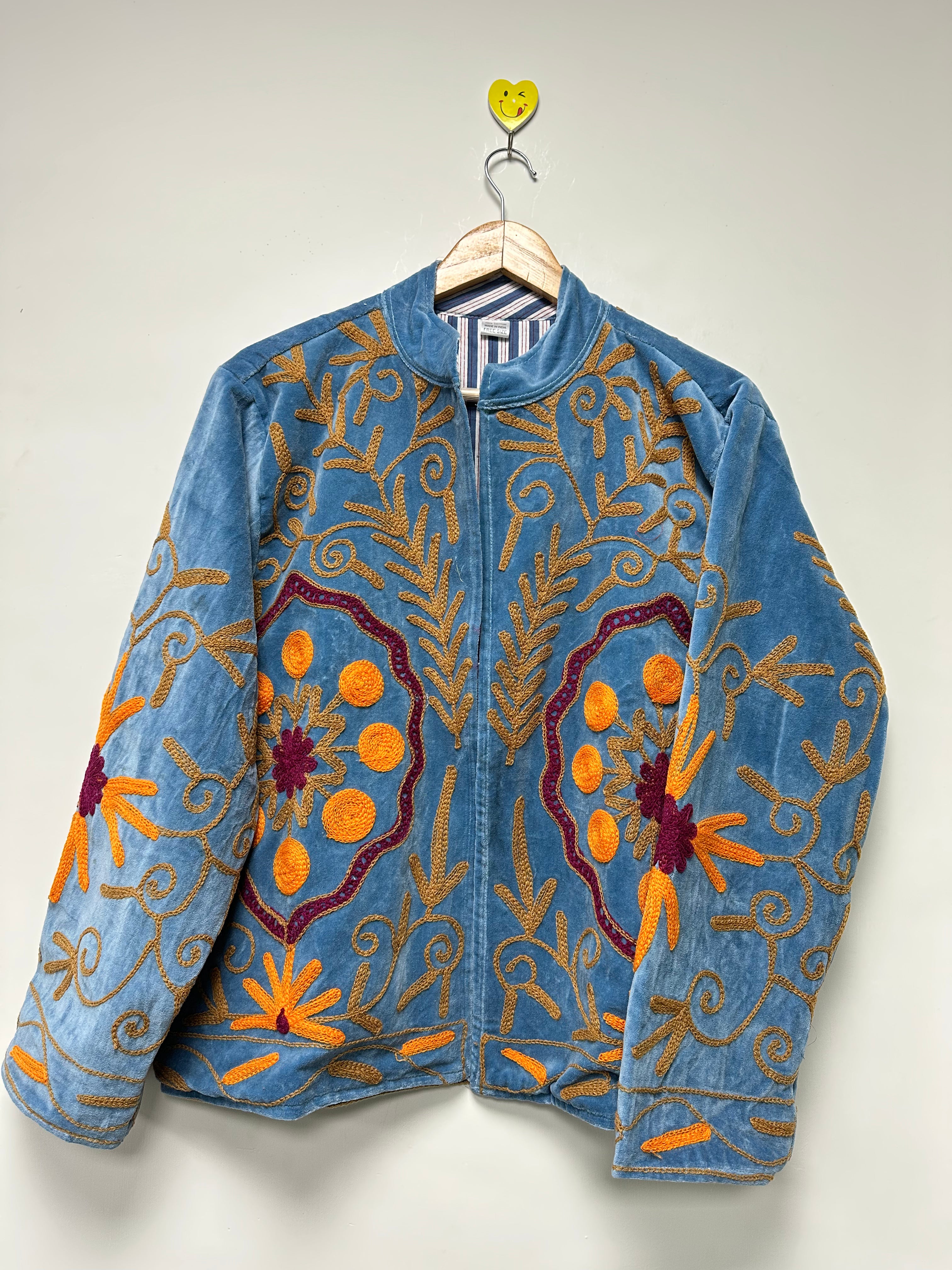 Winter wear suzani jacket womens Indain tranditional style coat