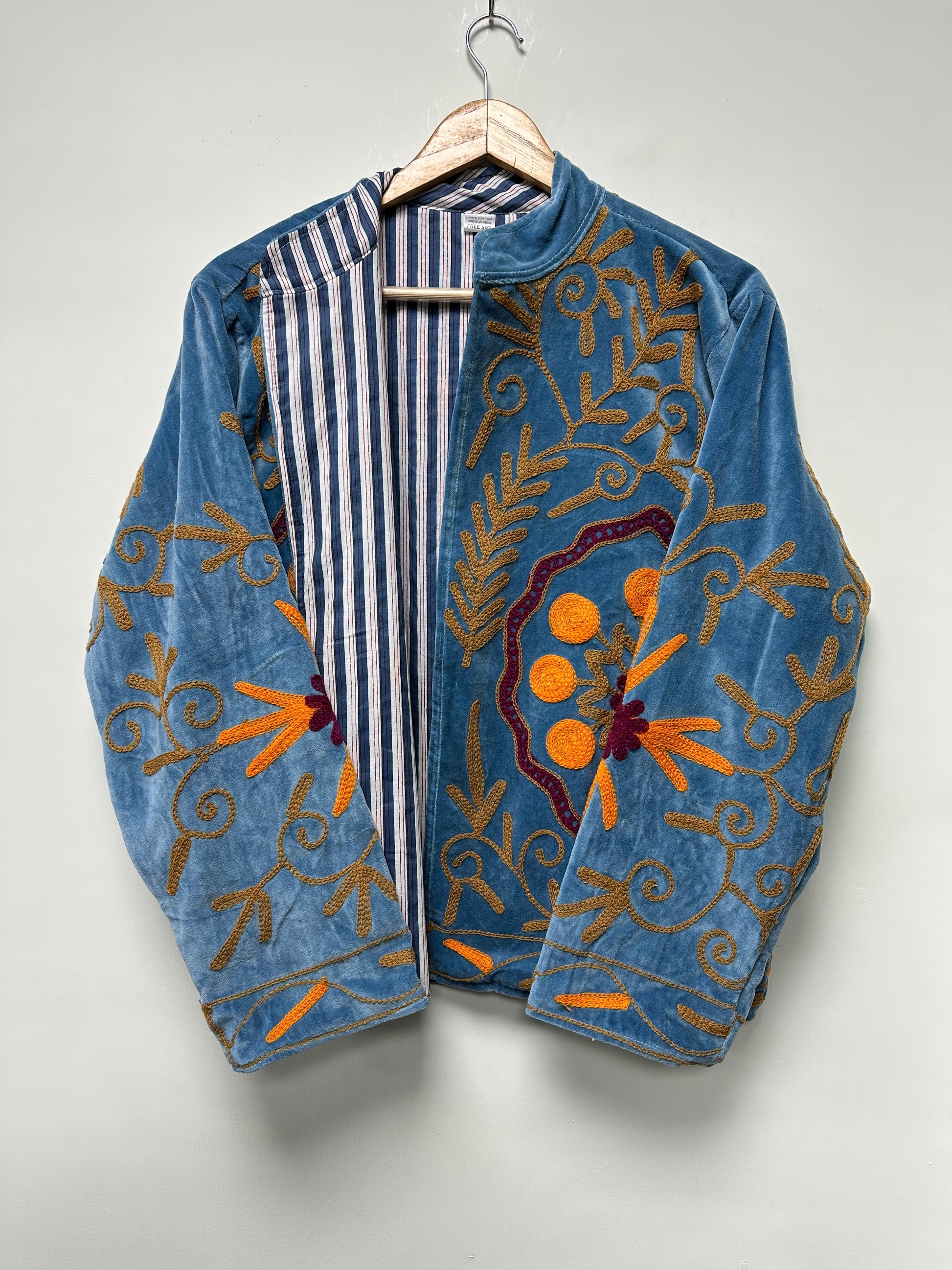 Winter wear suzani jacket womens Indain tranditional style coat