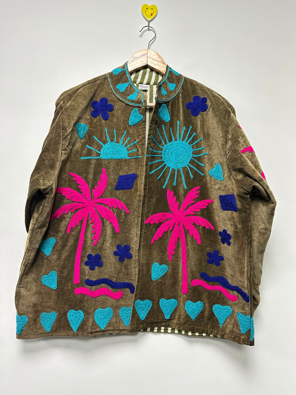Hand Embroidery Velvet Jacket for Women