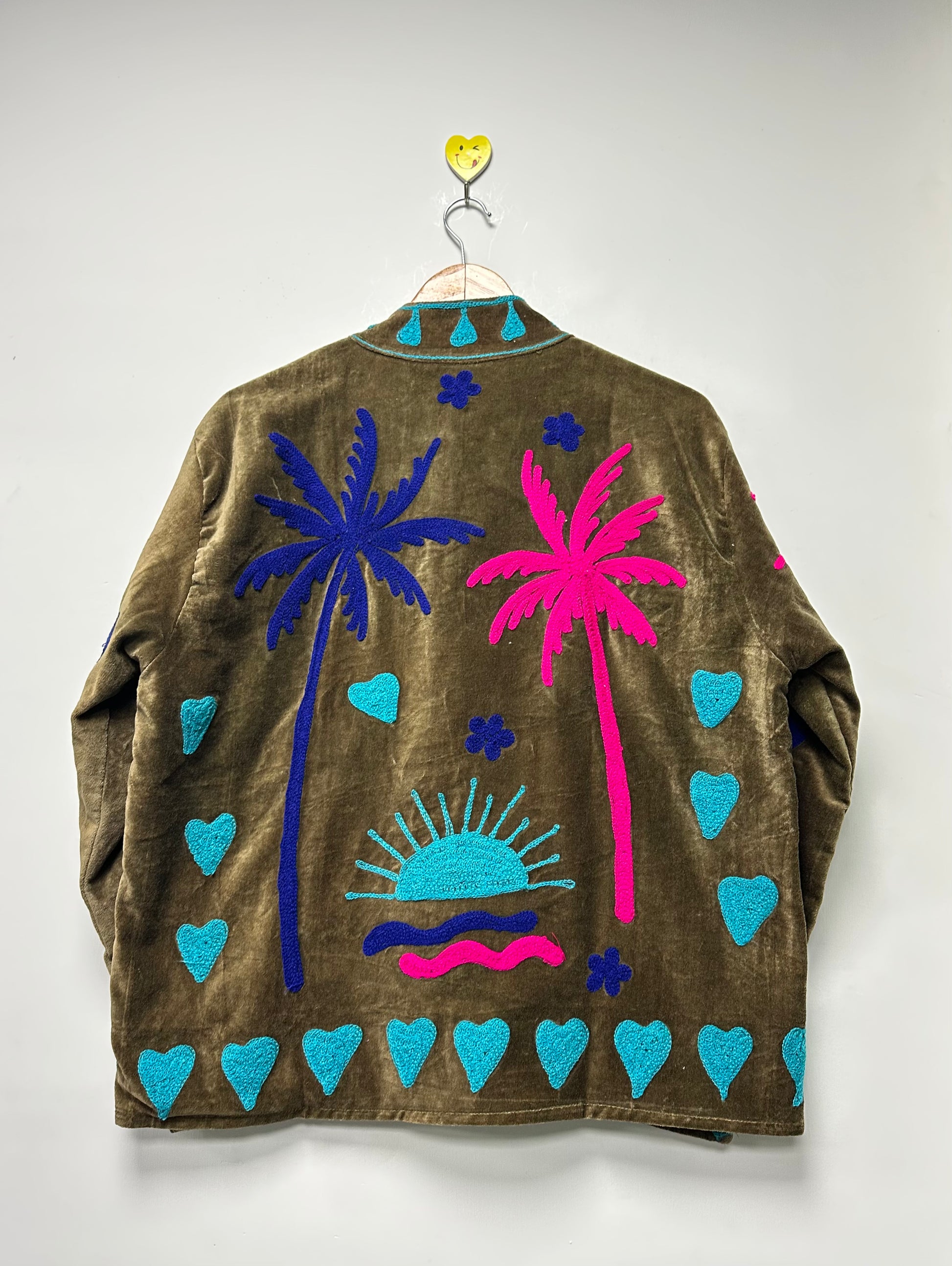 Hand Embroidery Velvet Jacket for Women