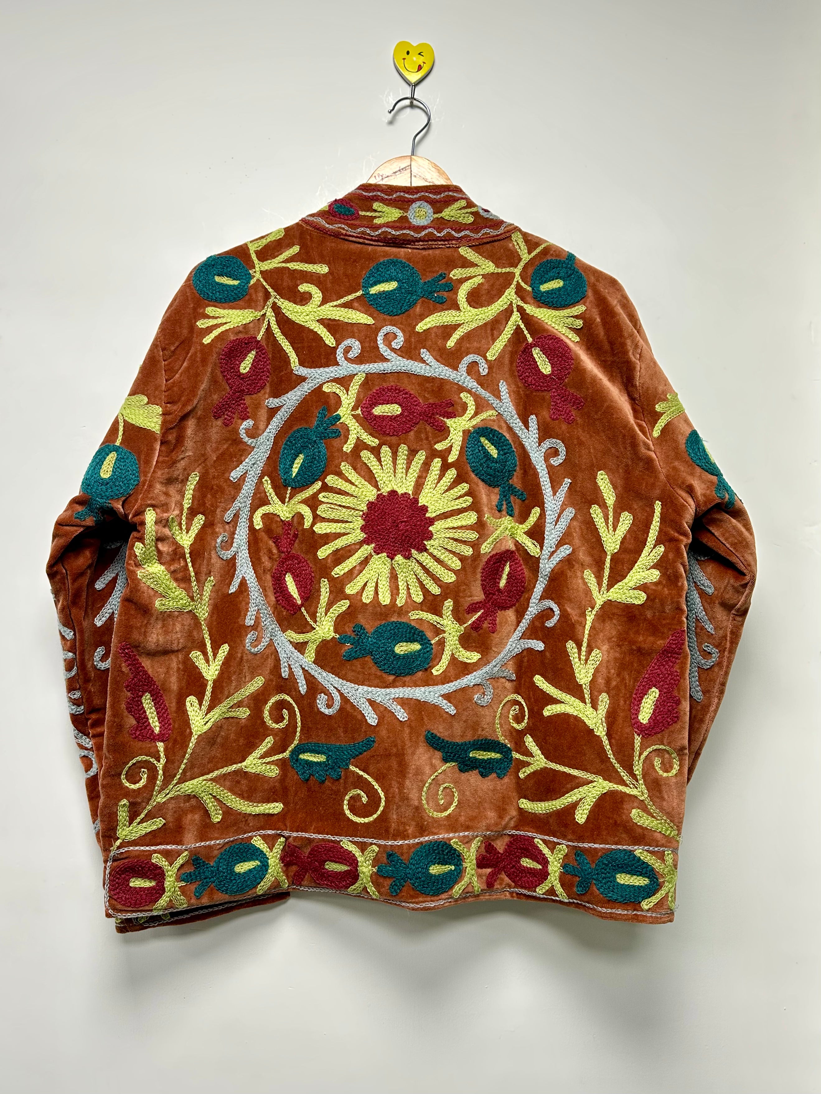 Handmade Velvet Jacket womens - Boho Winter Coat