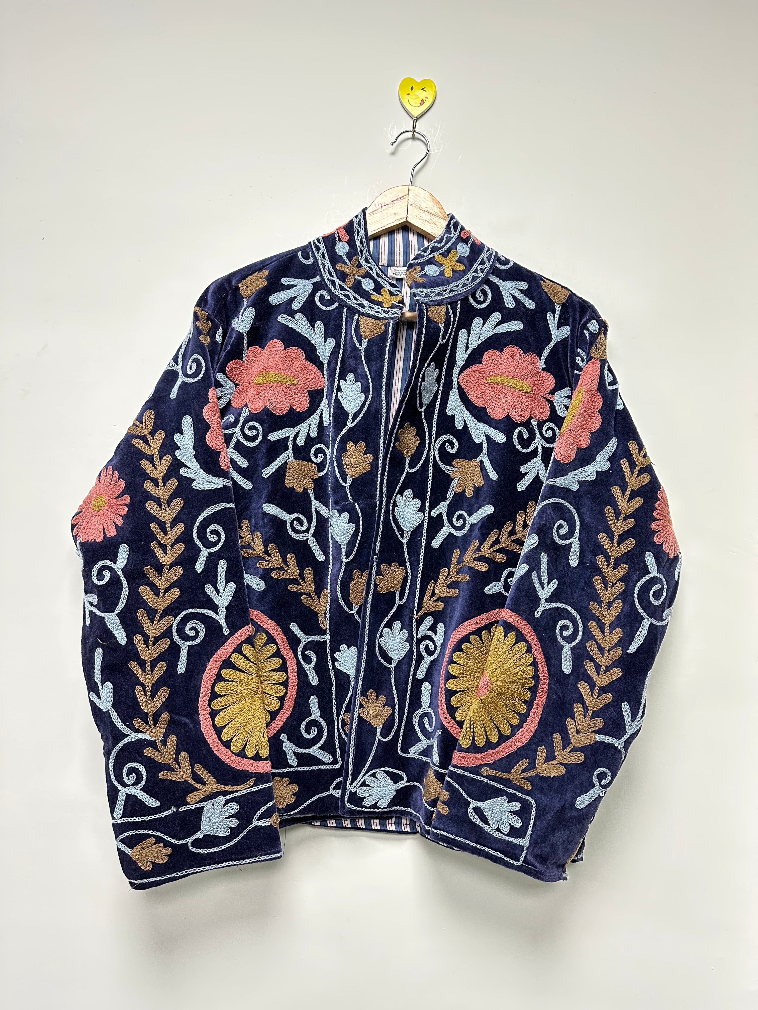 Bohemian Artistic Embroidered Winter Jacket for women
