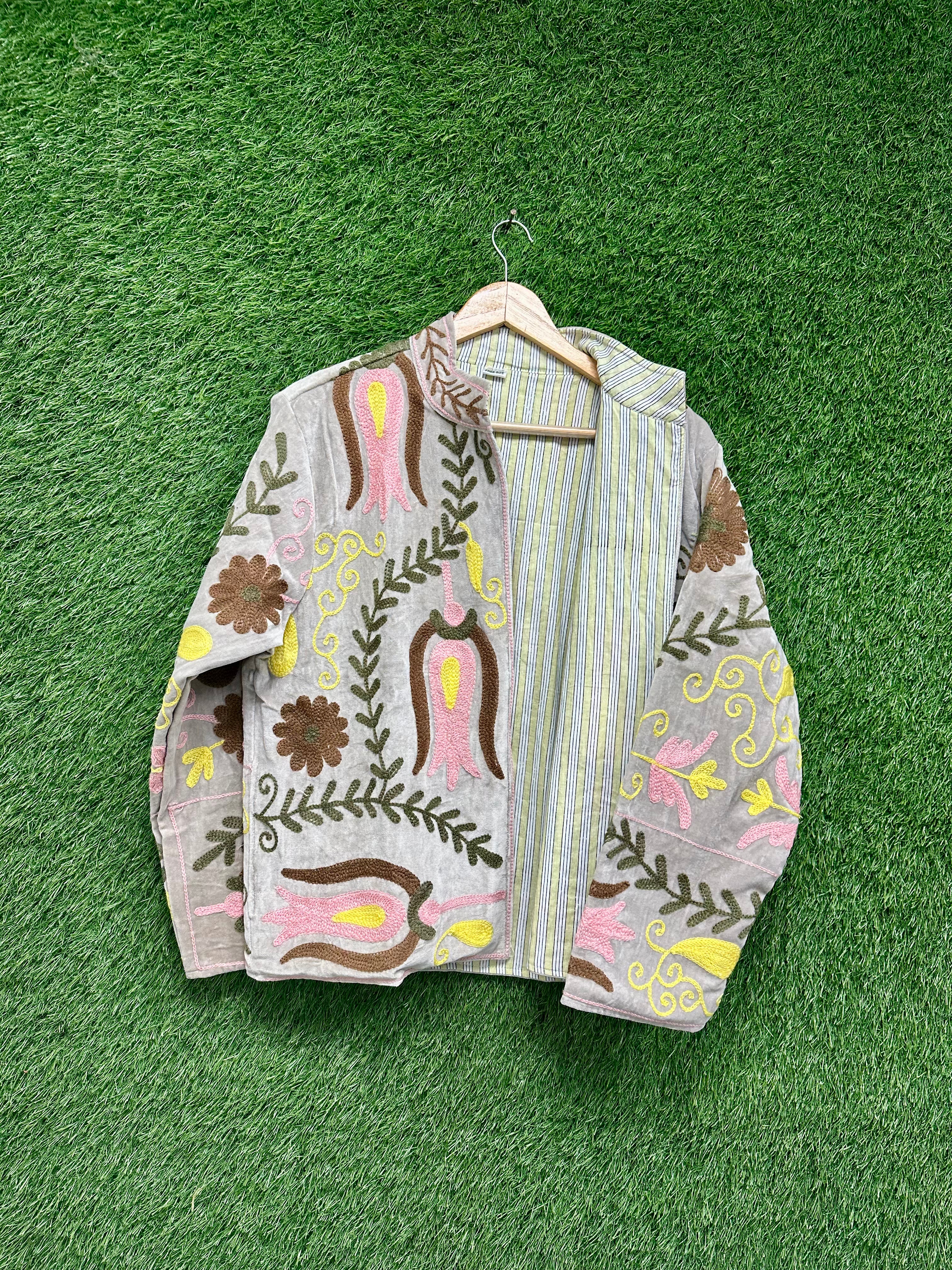 Image of Women’s Premium Velvet Ethnic Jacket
