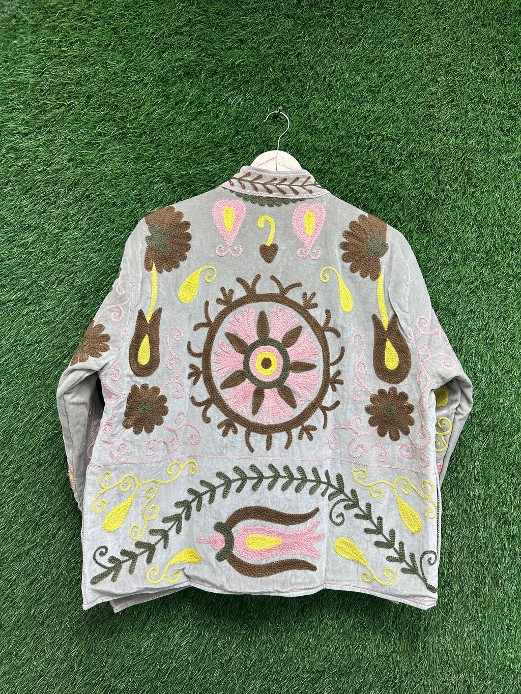 Women’s Premium Velvet Ethnic Jacket