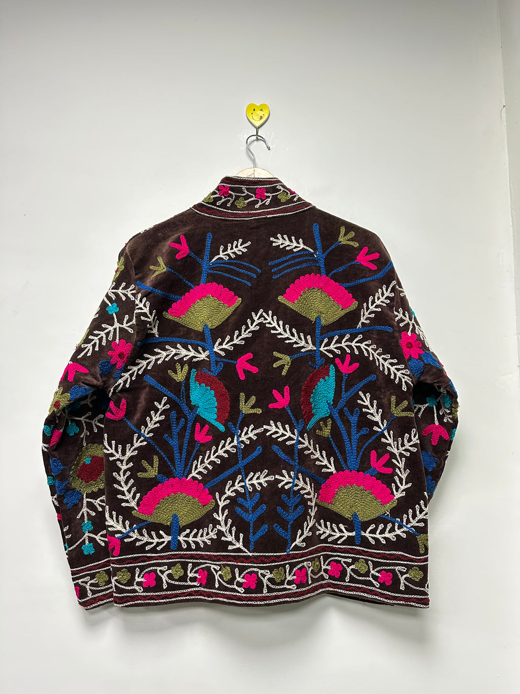 Handmade Boho Embroidery velvet Jacket