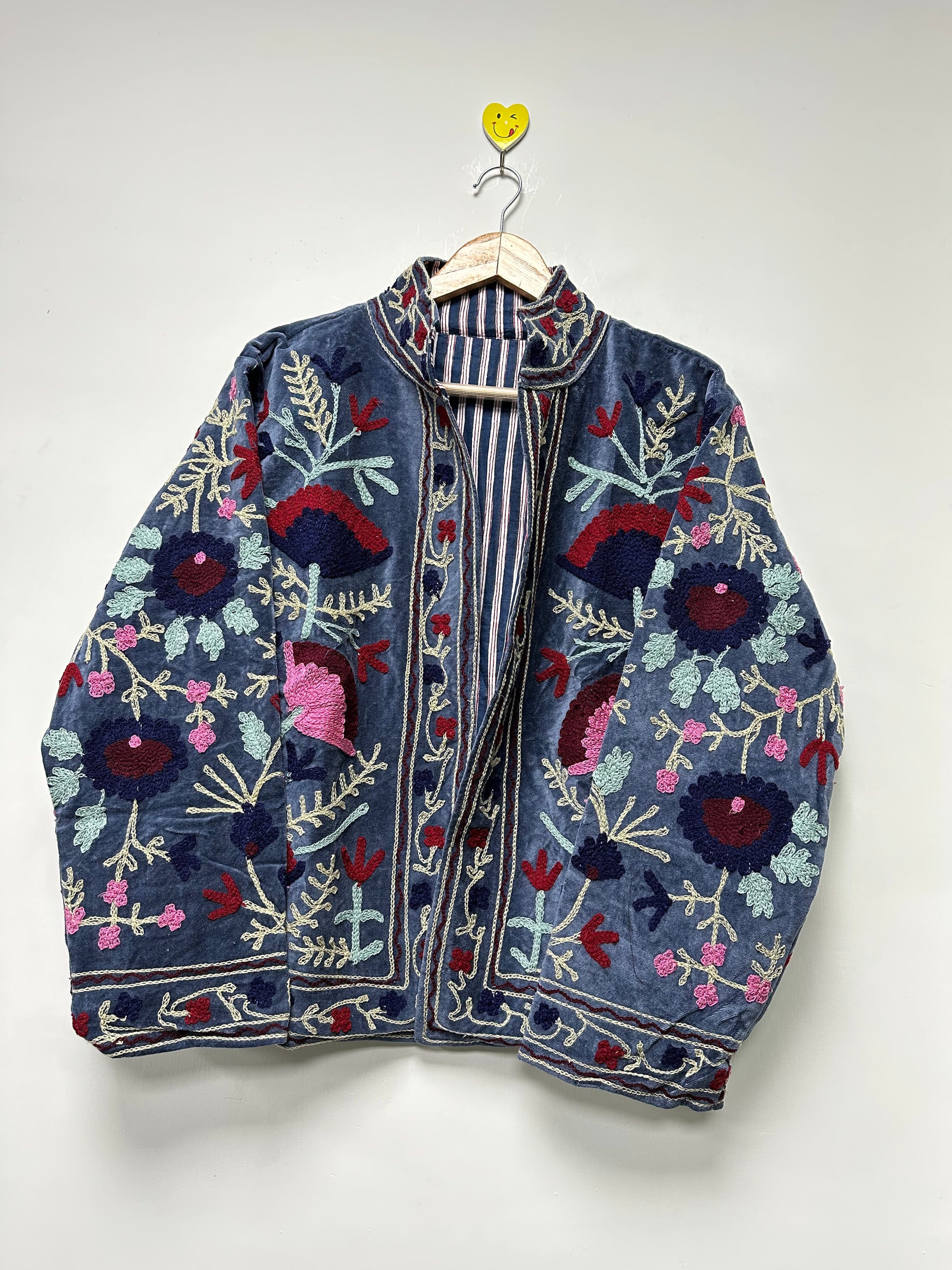 Handmade Indian Style Coat Velvet Suzani Jacket for women & men