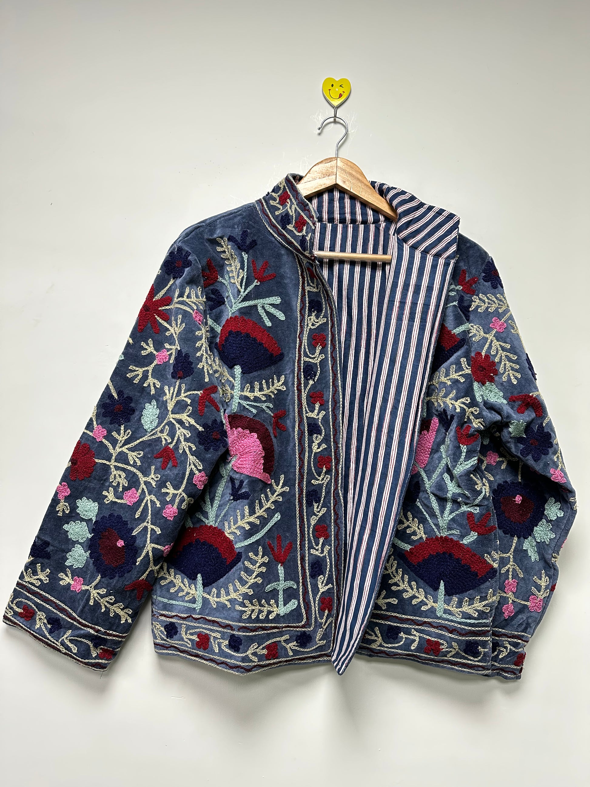 Handmade Indian Style Coat Velvet Suzani Jacket for women & men