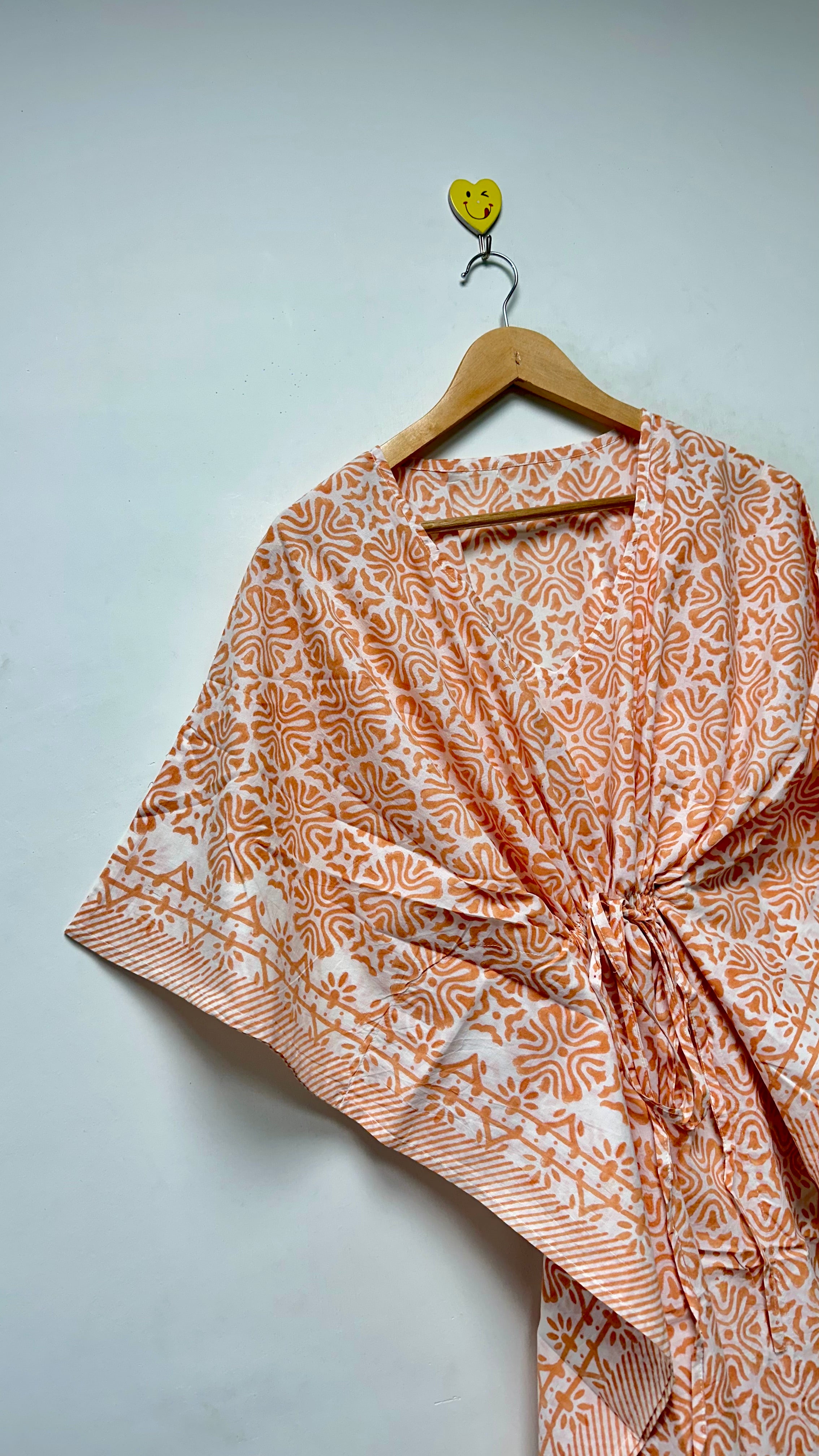 Image of Soft Cotton Beach Wear Kaftan Dress
