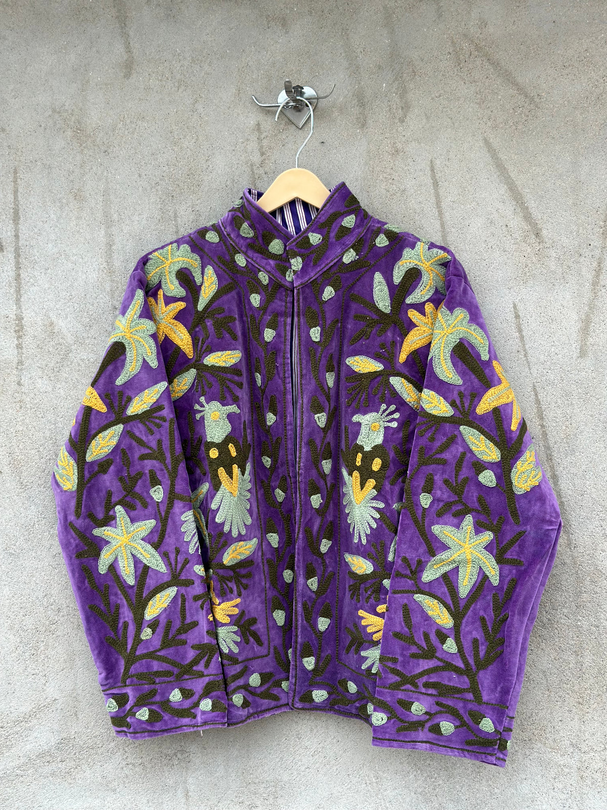 Handmade Velvet Suzani Jacket for Women