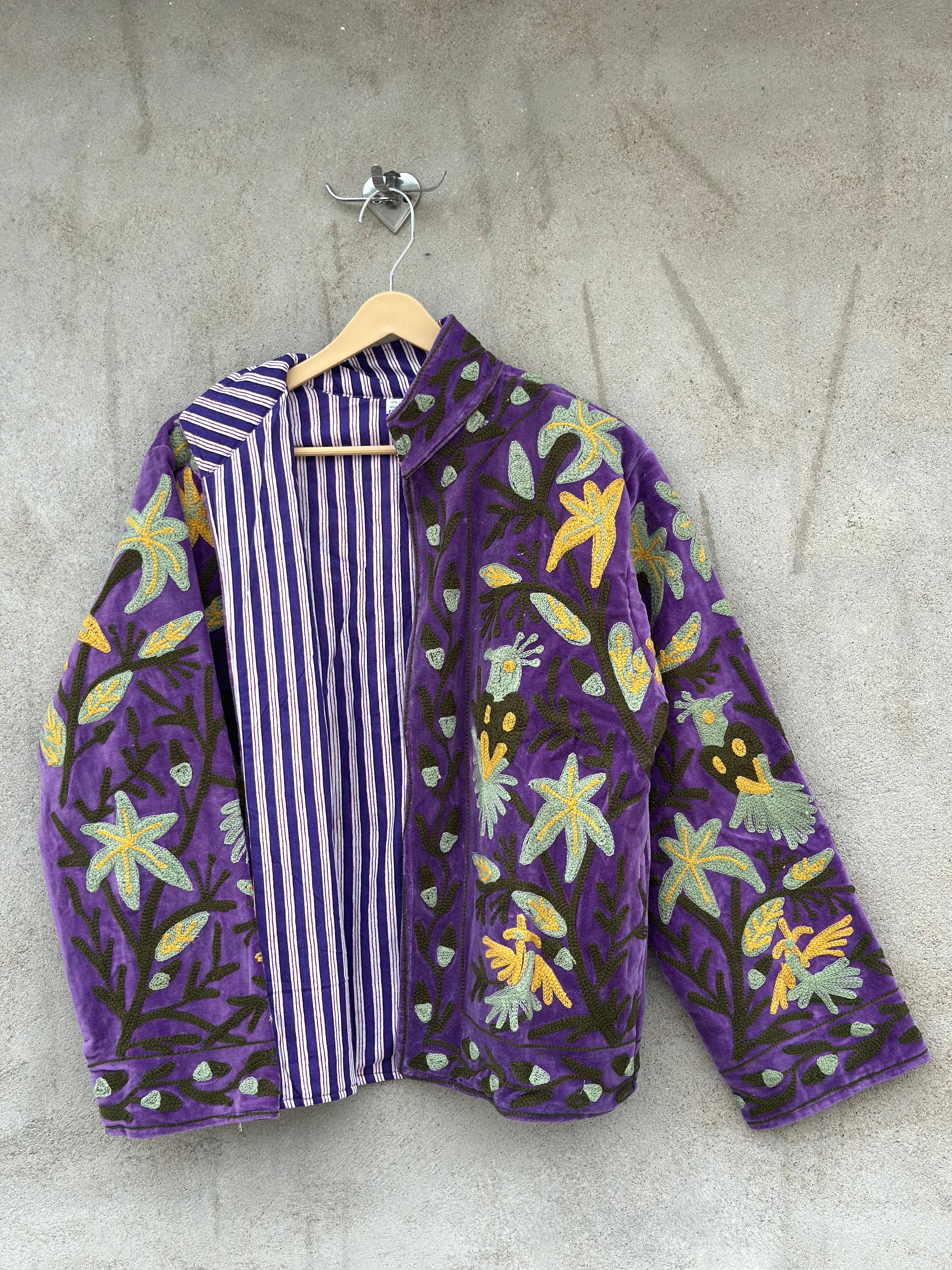 Image of Handmade Velvet Suzani Jacket for Women