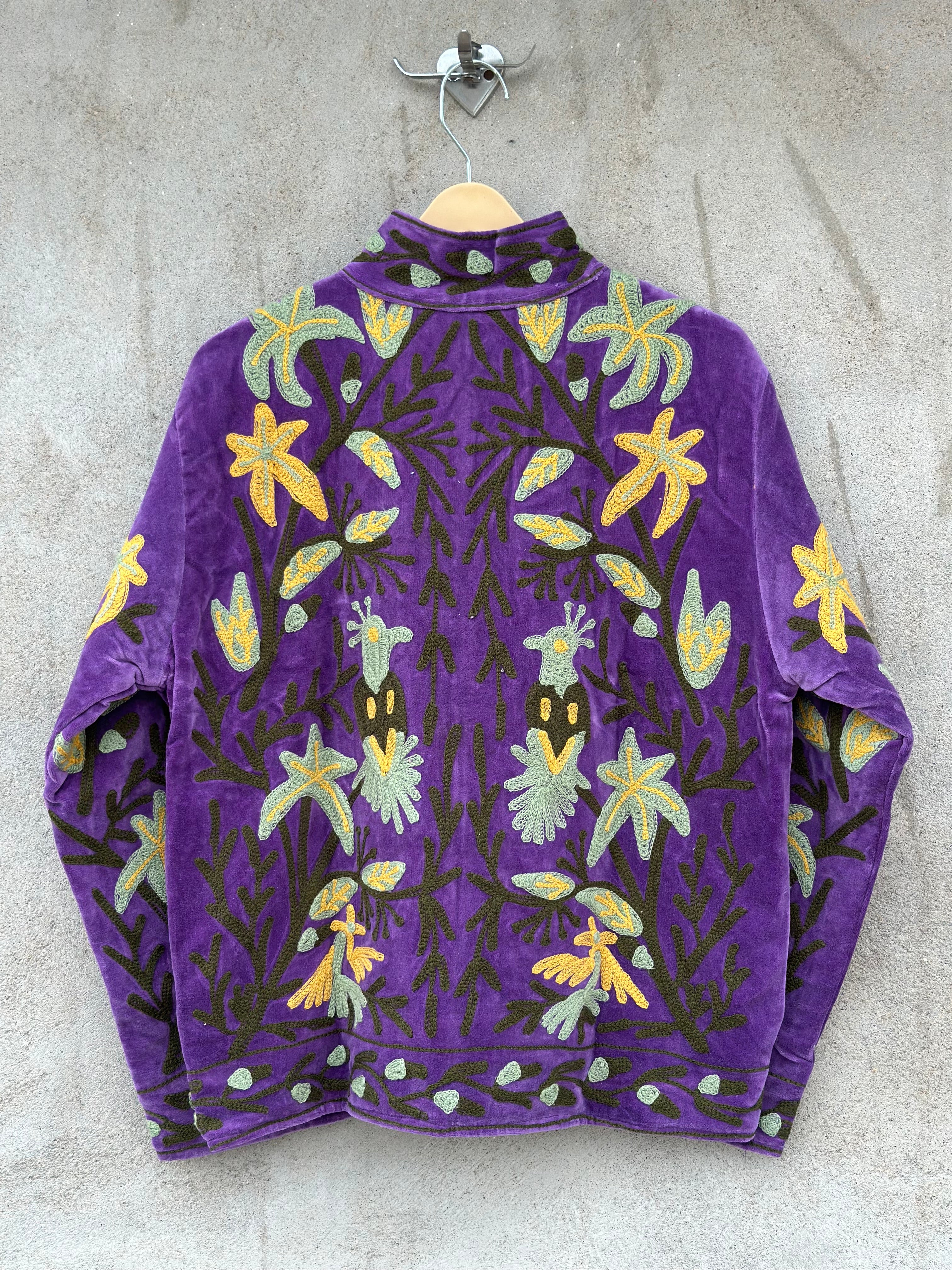 Image of Handmade Velvet Suzani Jacket for Women