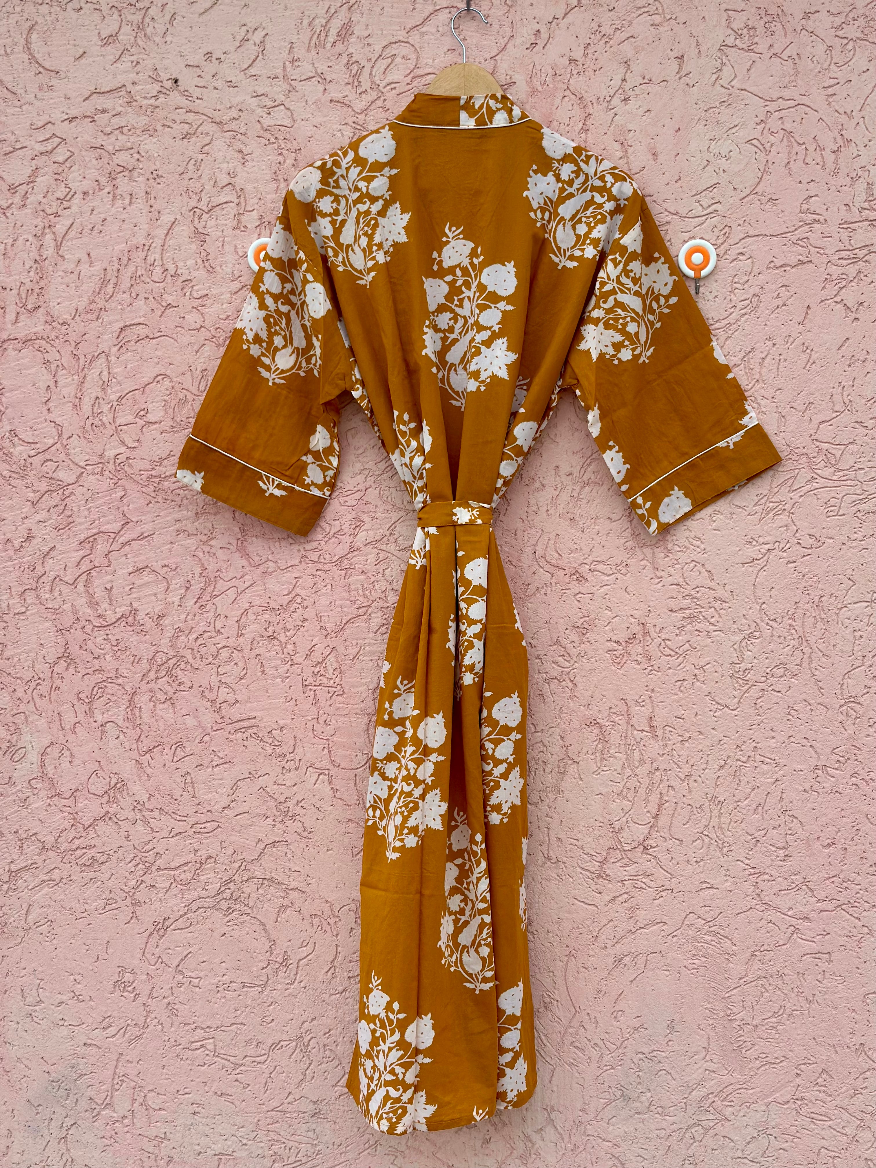 Image of Handmade Cotton Printed Kimono