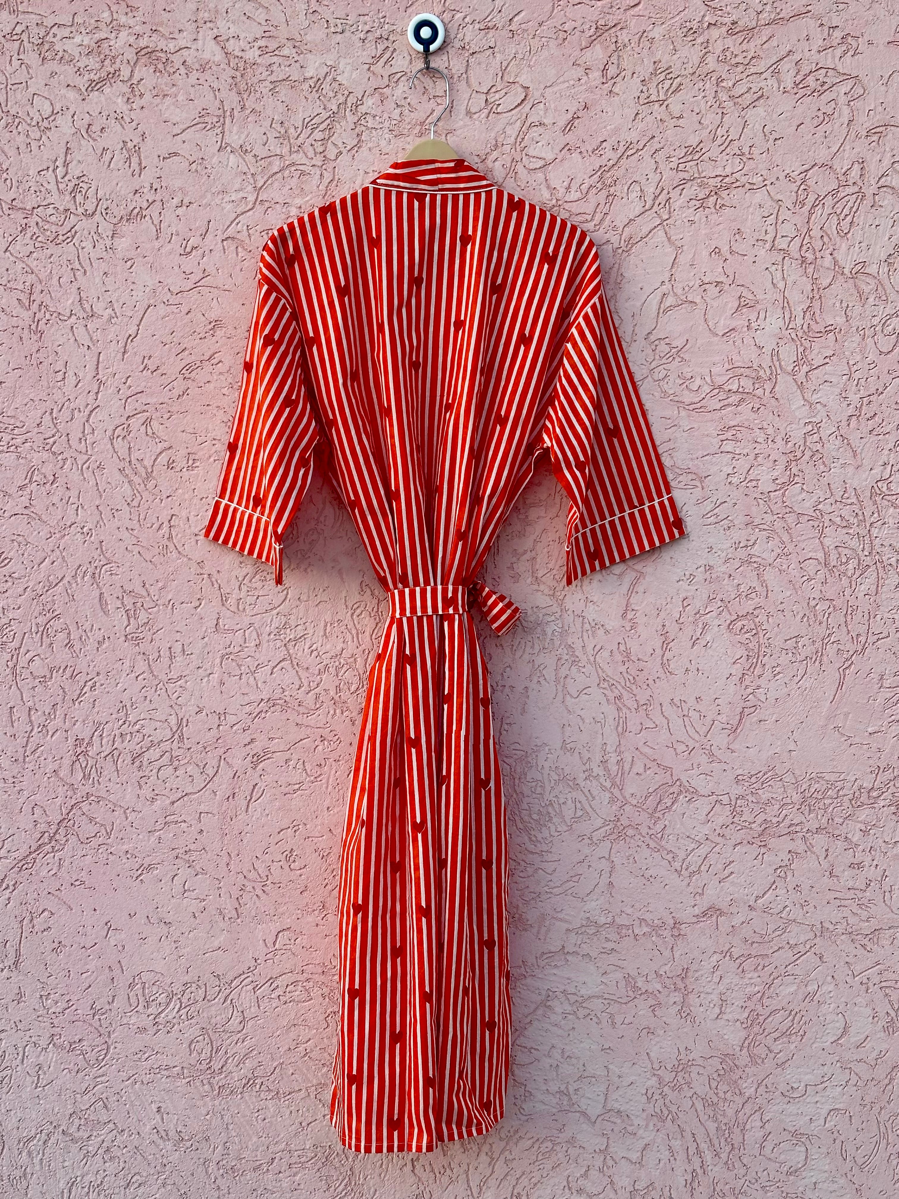 Image of Handmade Floral Print Robe