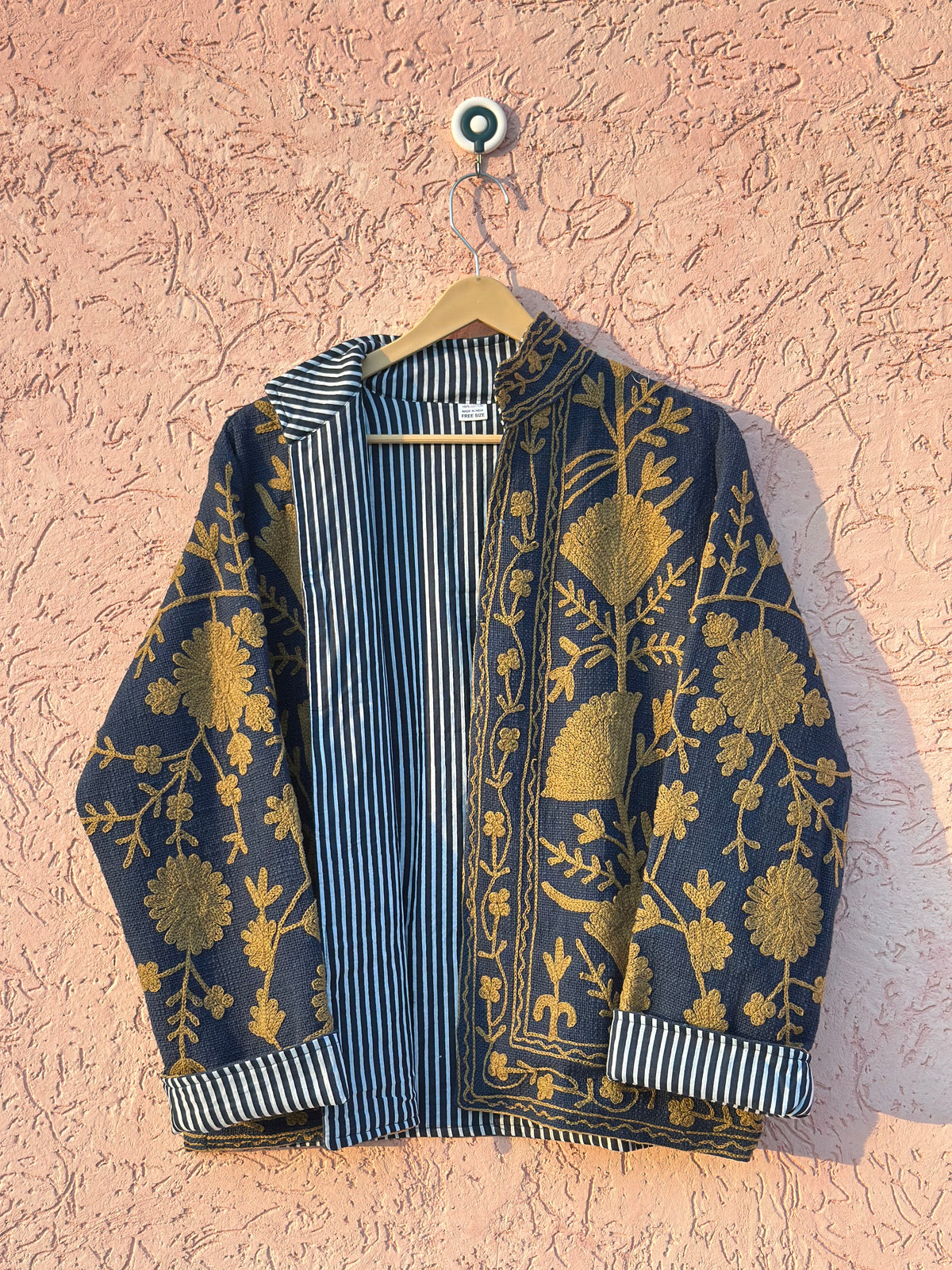 Navy Blue TNT Suzani Jacket