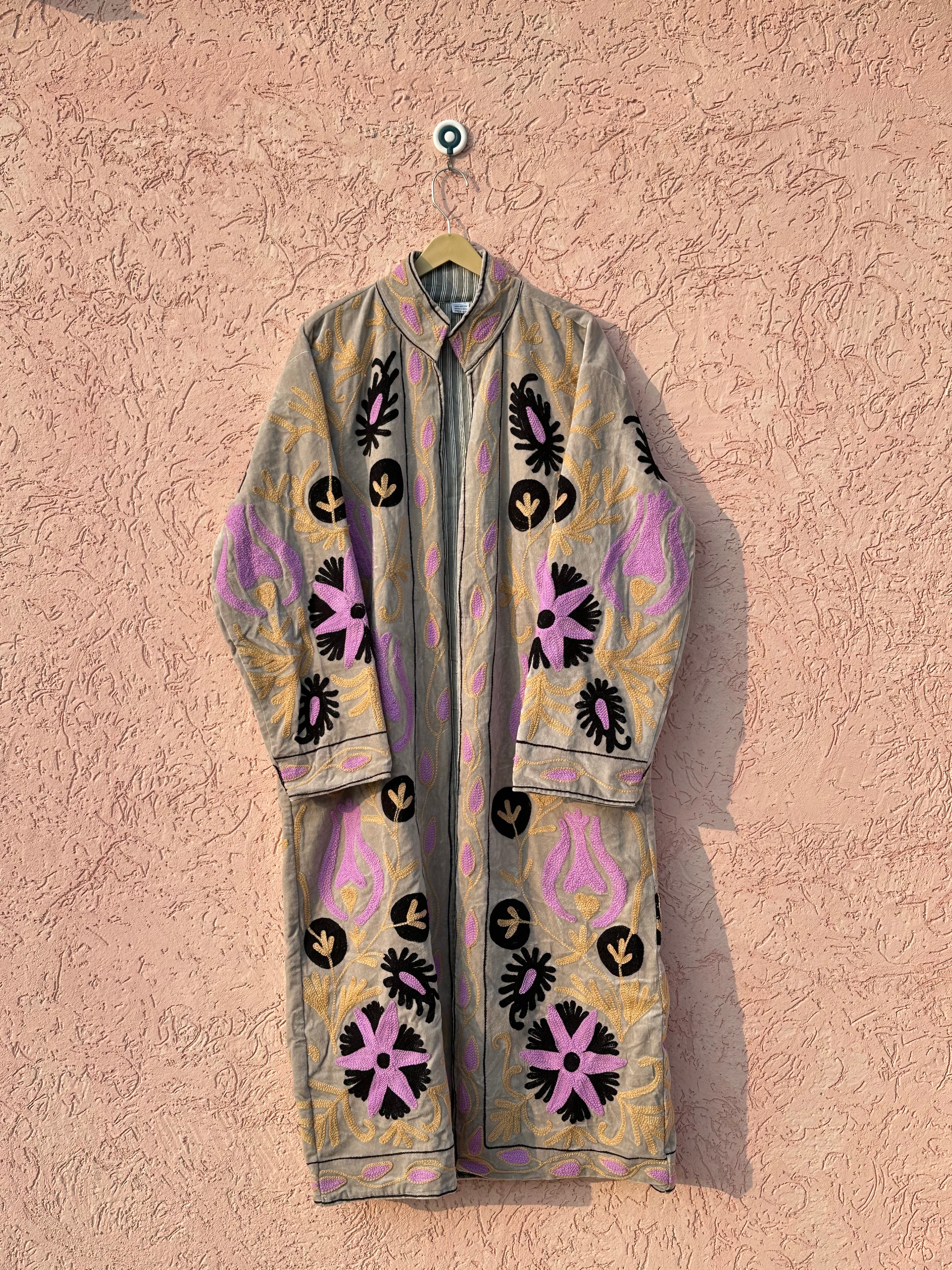 Image of Handmade Embroidered Kimono Robe