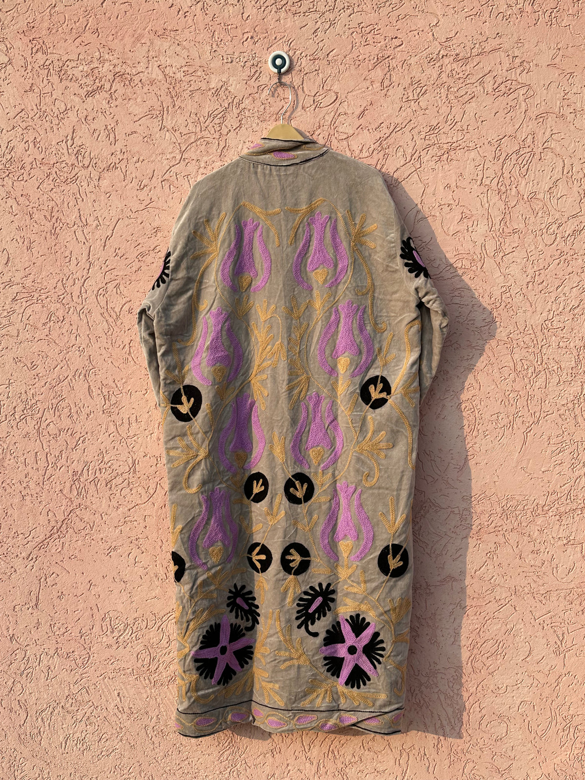 Handmade Embroidered Kimono Robe