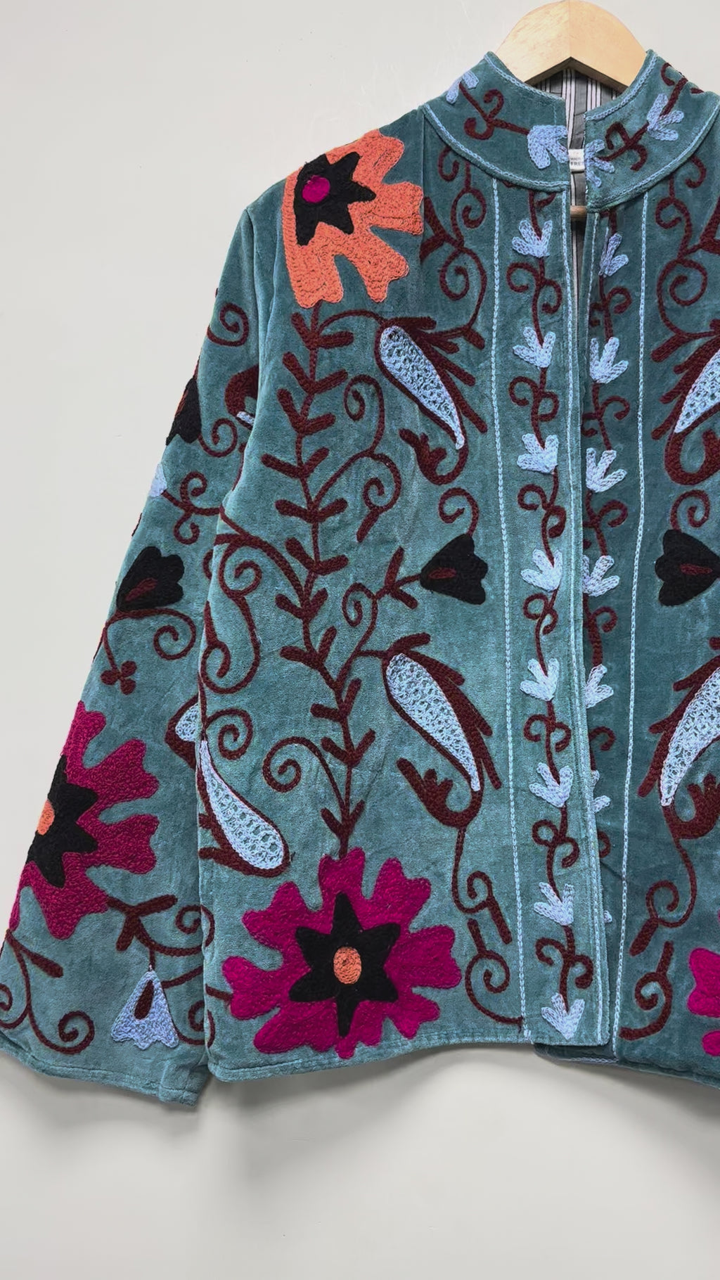 Vintage Style Handmade Cotton Jacket