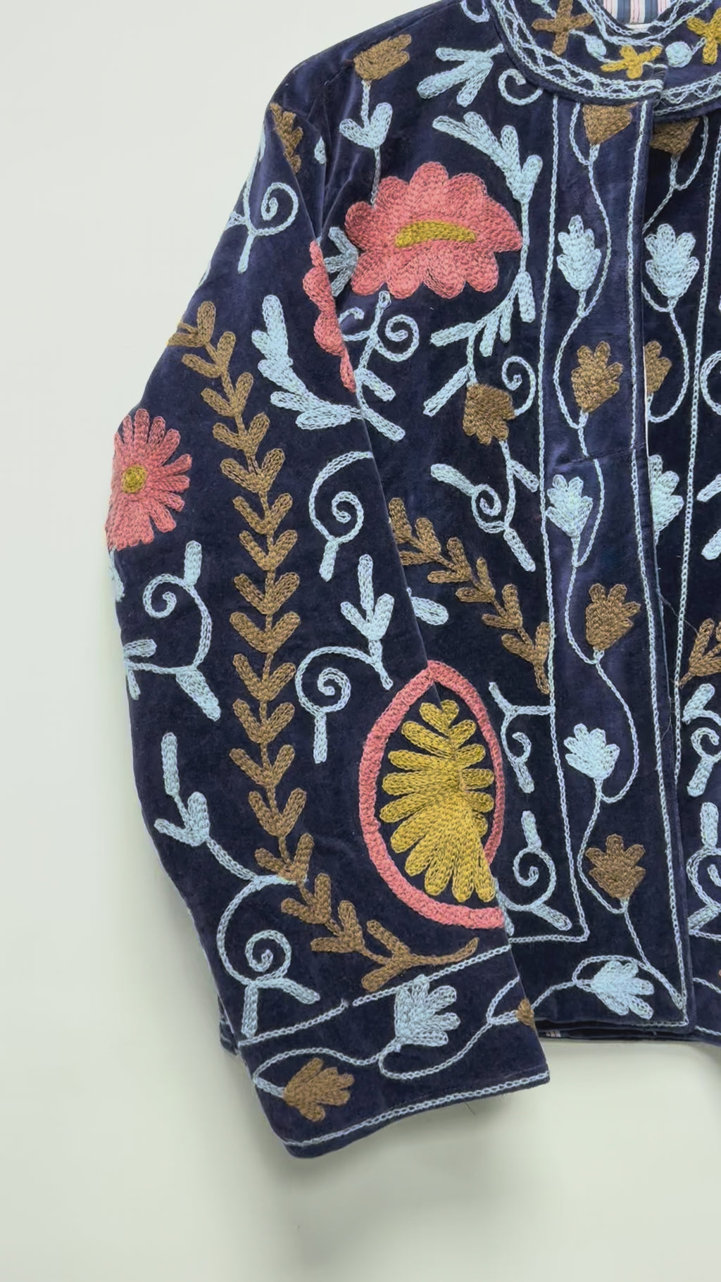 Bohemian Artistic Embroidered Winter Jacket for women