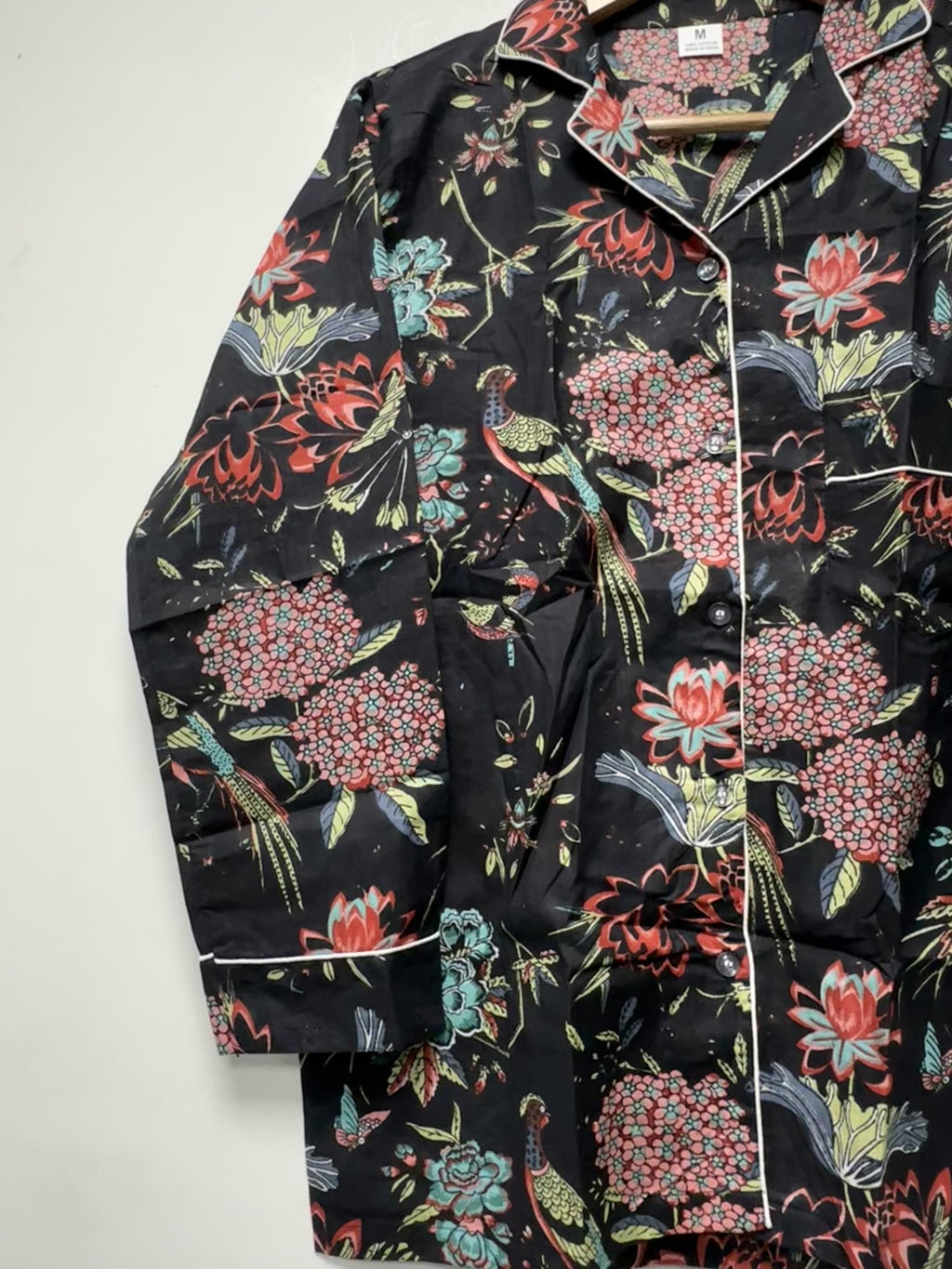 Women’s Soft Cotton Night Suit Handmade Floral Pajama Set